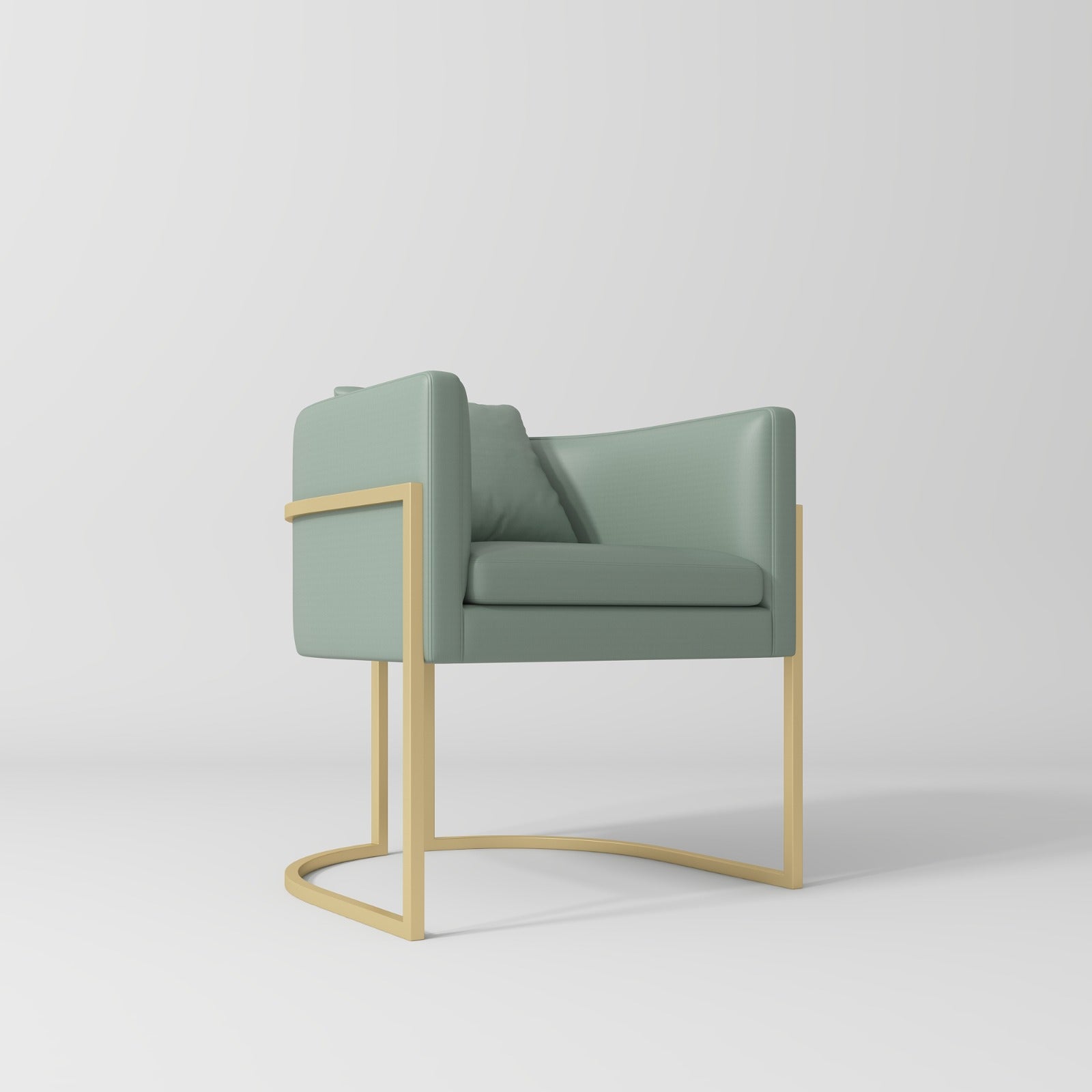 Salon Chair in Sage Green
