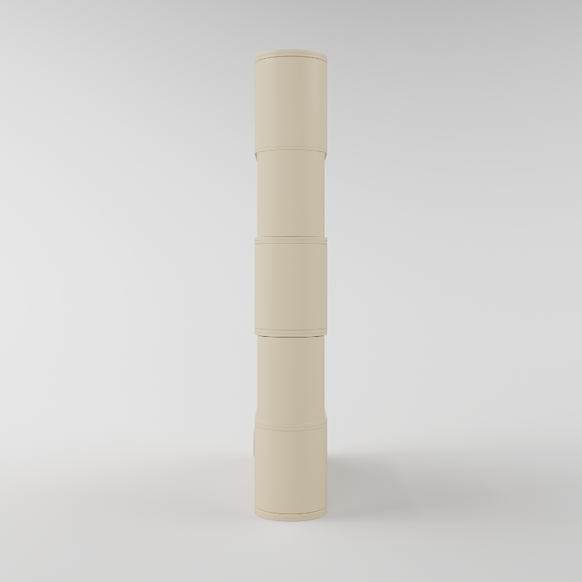 Curved side view