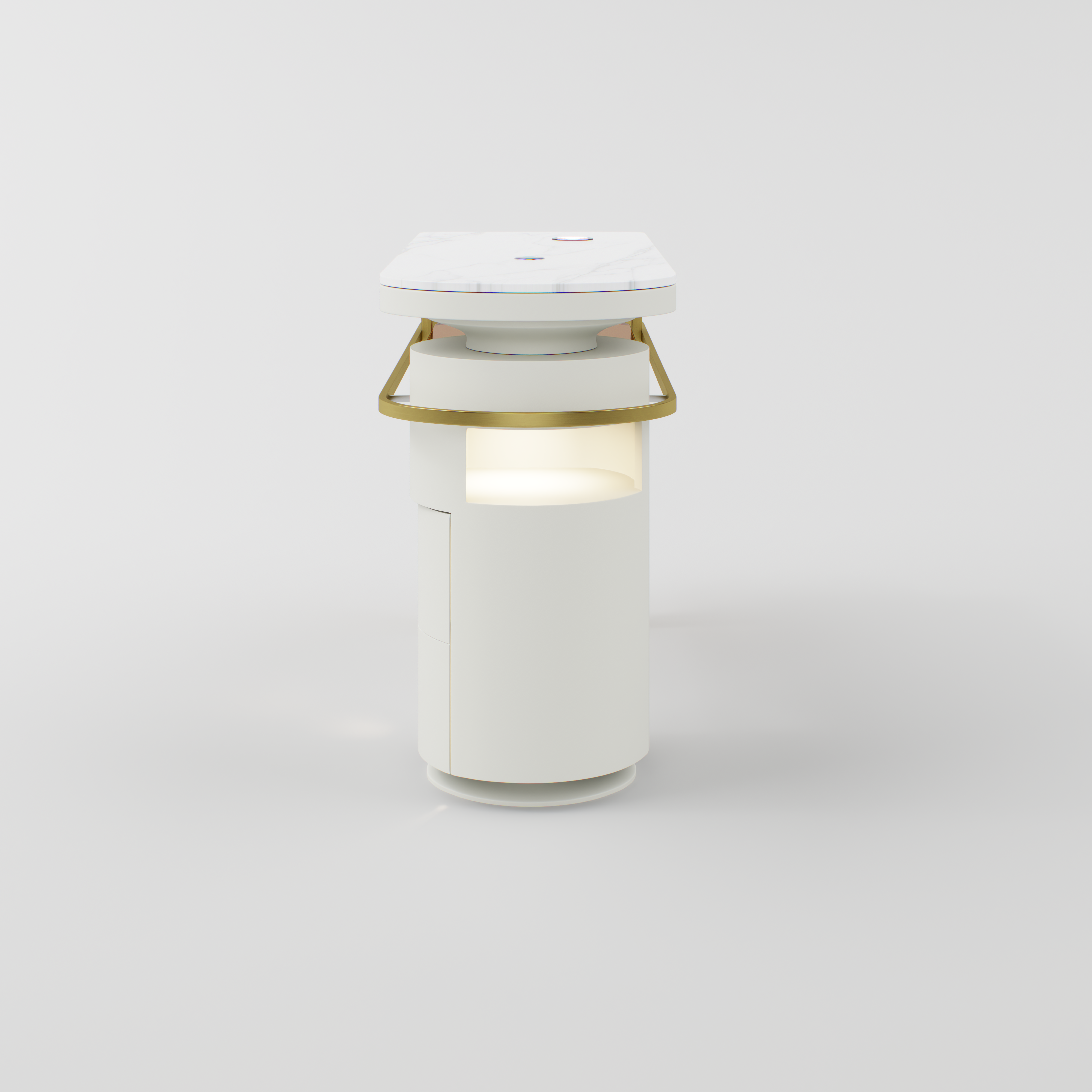 White Luxury Nail Desk