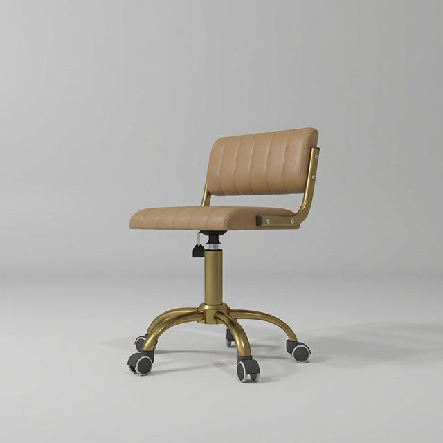 soft brown and gold stool for beauticians