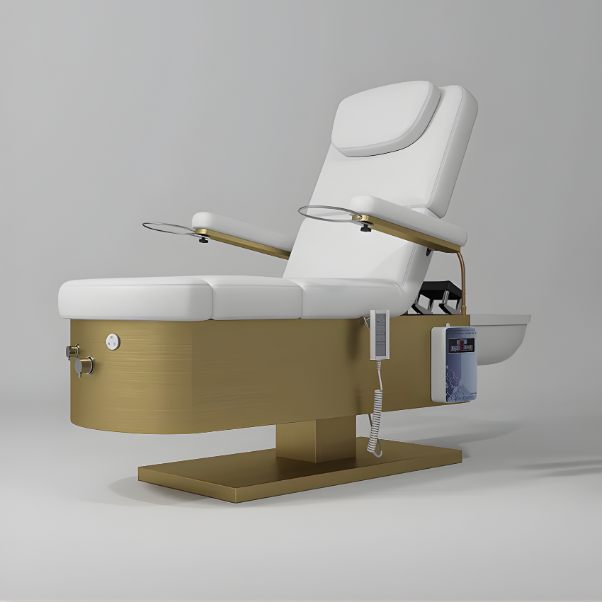 Eletric Treatment Bed with Head and Foot Spa