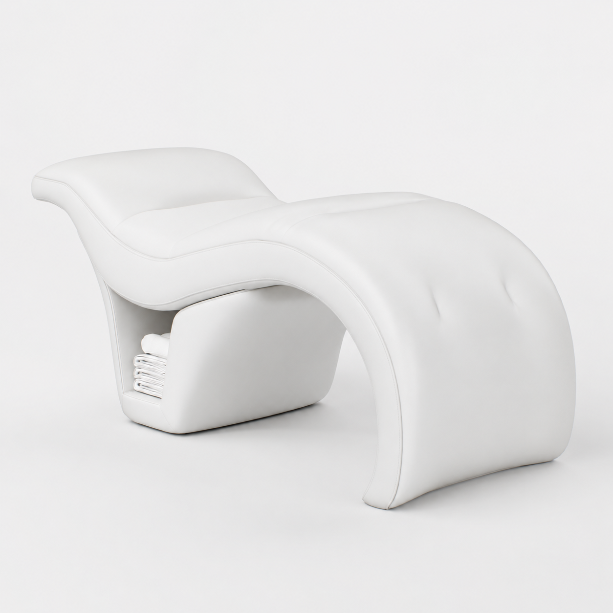 White Lash Bed with Cover