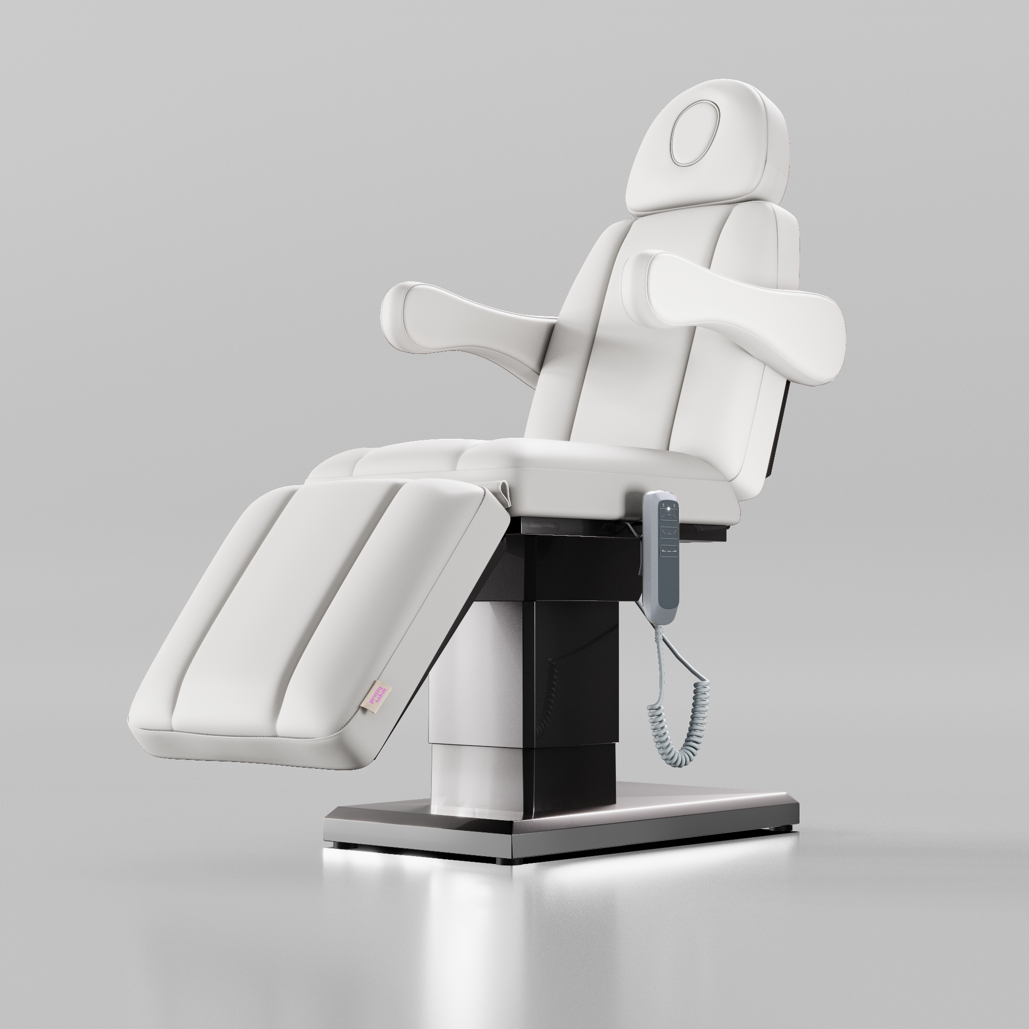 White electric beauty bed for Aesthetics 