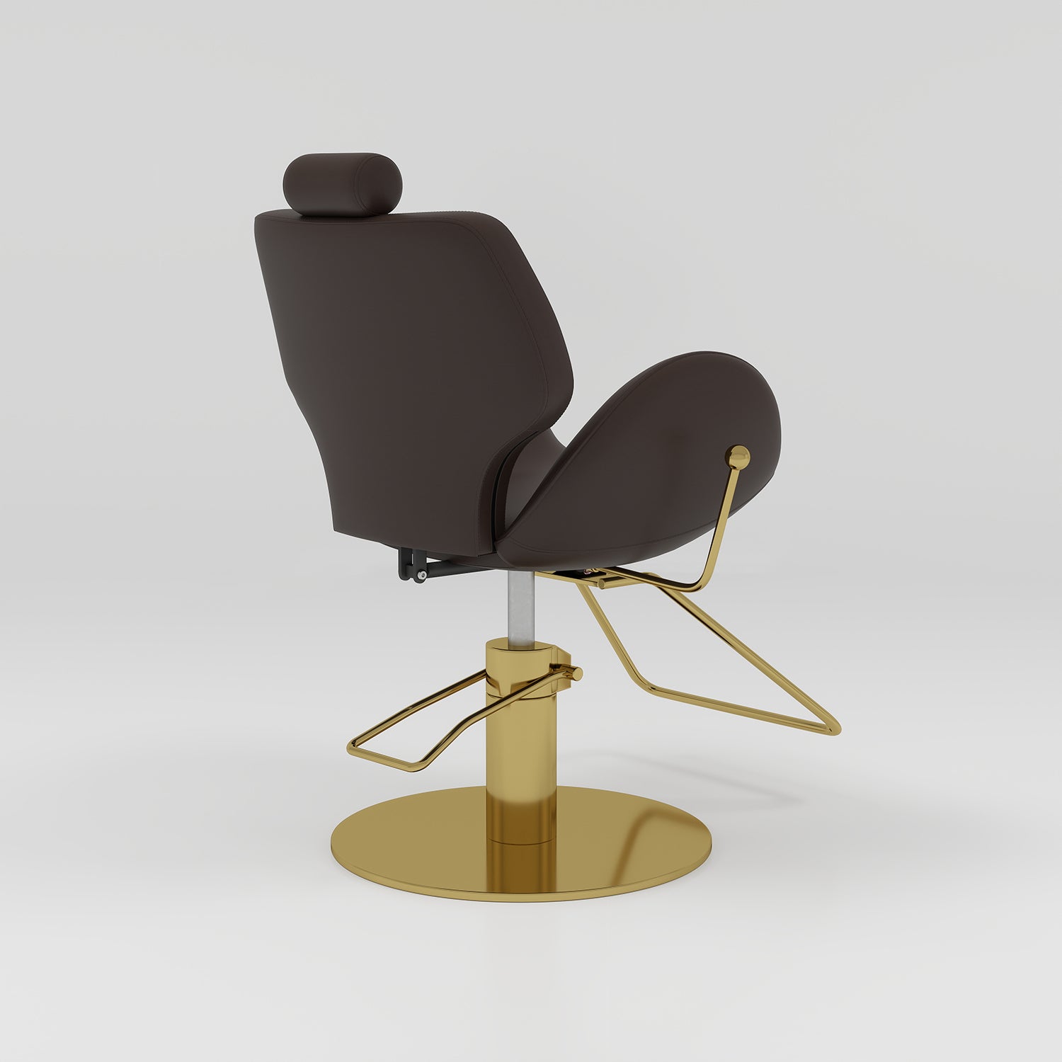 height adjustable hair chair with reclining feature