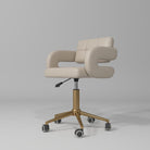 beige adjustable stool