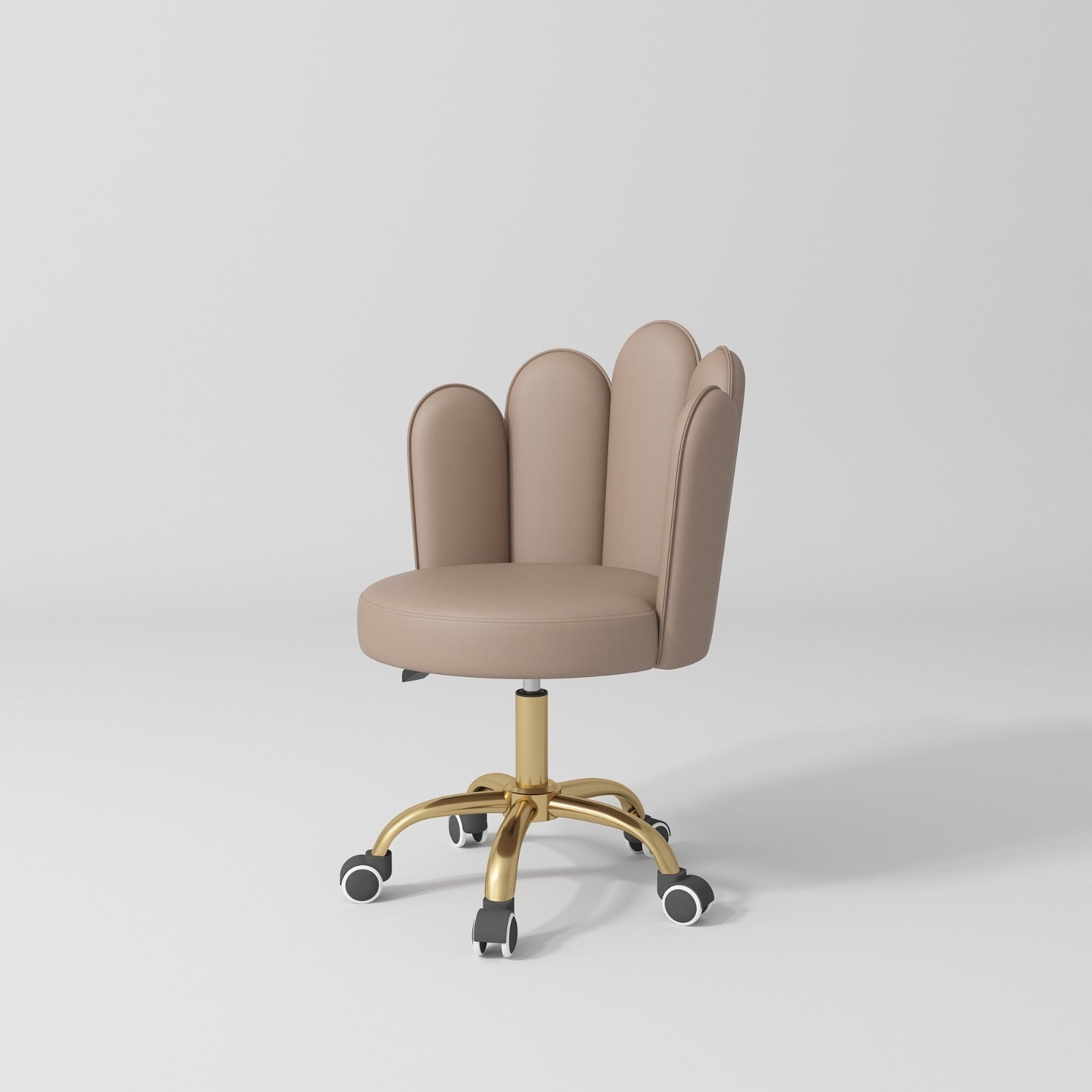 brown modern beauty stool