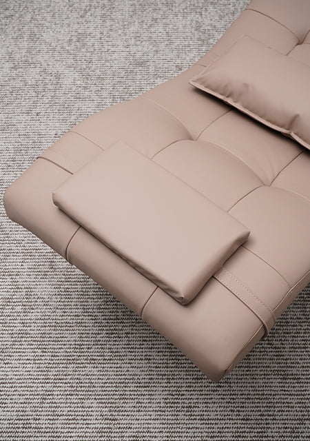 leather beauty bed with pillow