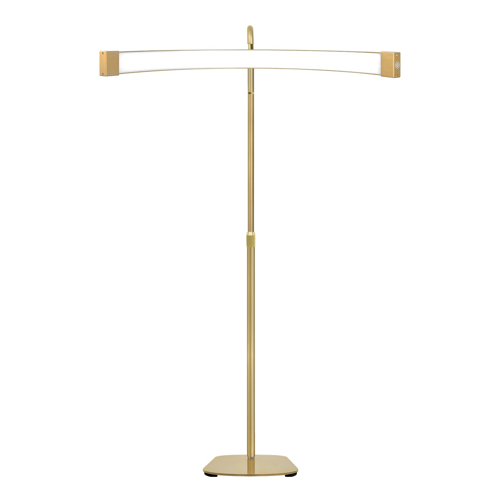 Premium Gold Lunara Moonlight Pro salon lighting with adjustable colour temperature and brightness for precise beauty treatments.