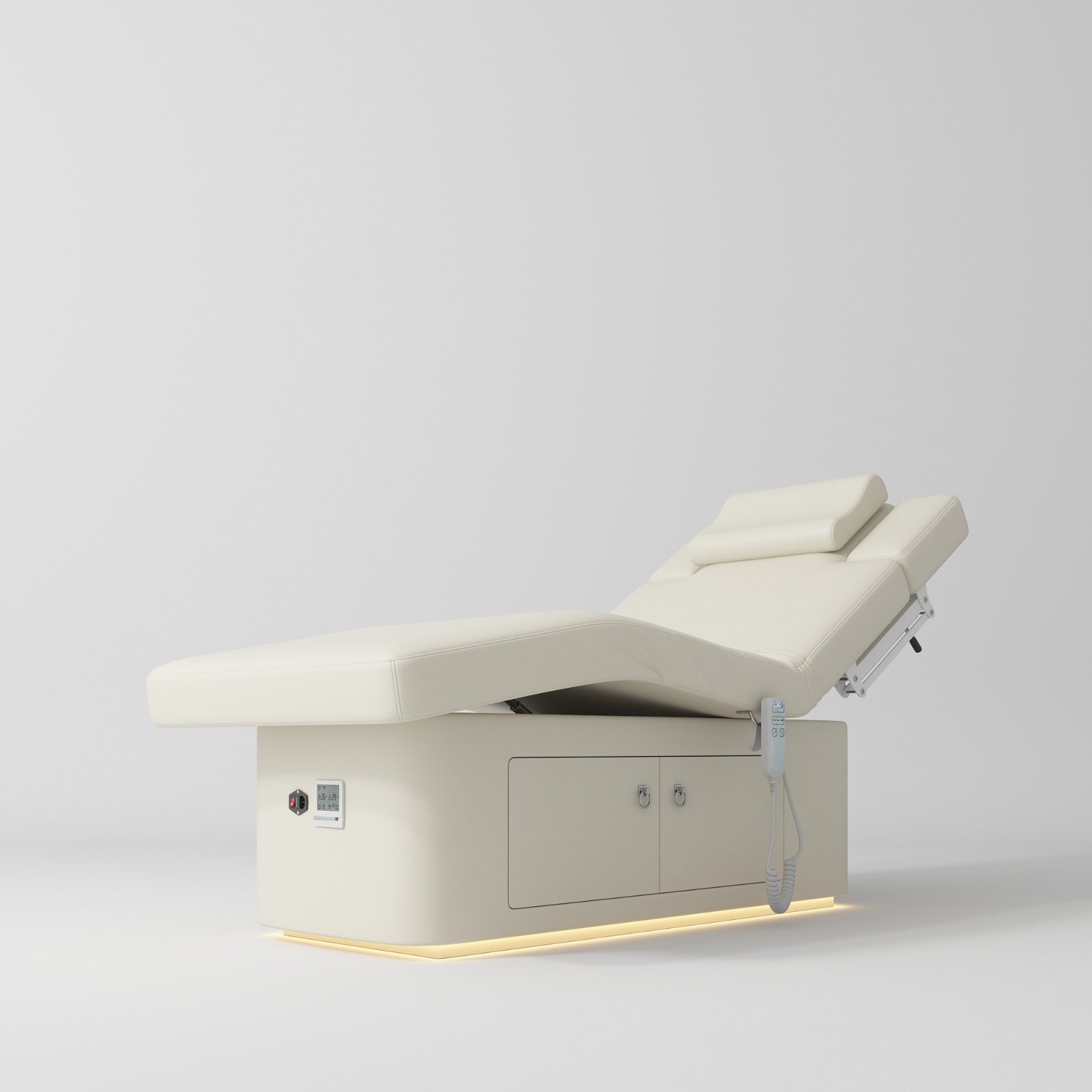 electric massage bed in cream
