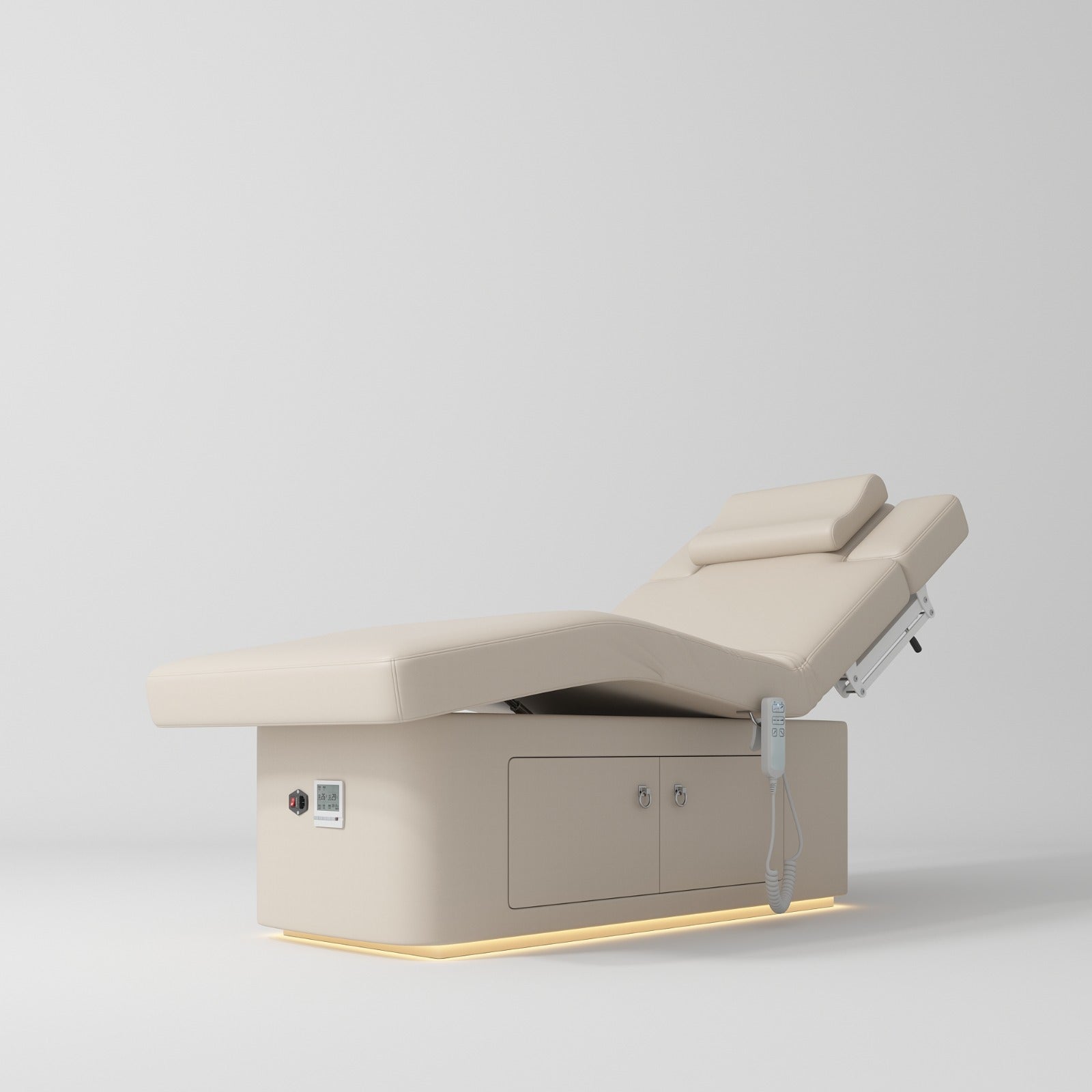 eletric massage bed with storage in nude