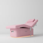 luxury pink electric massage bed with storage