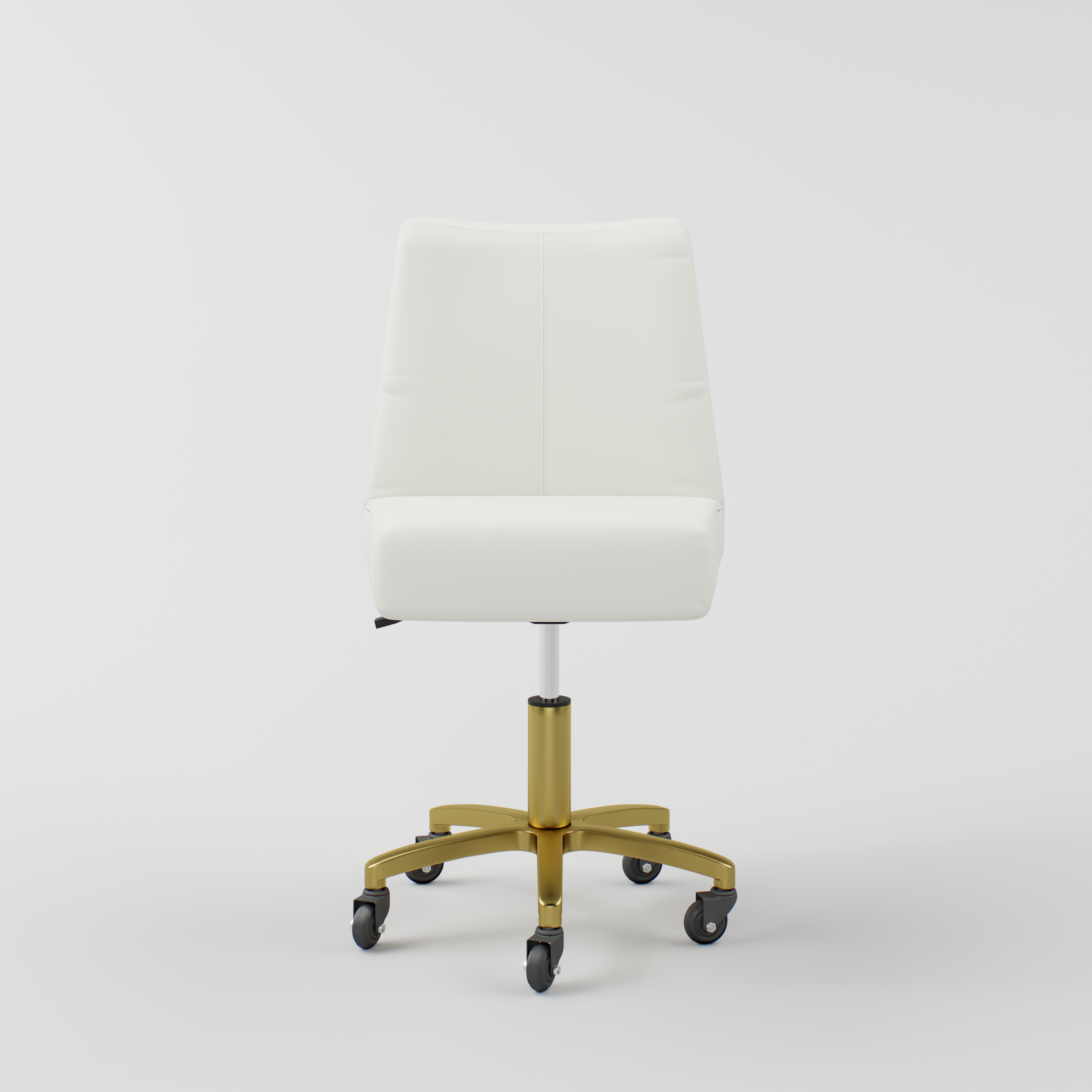 White Salon stool